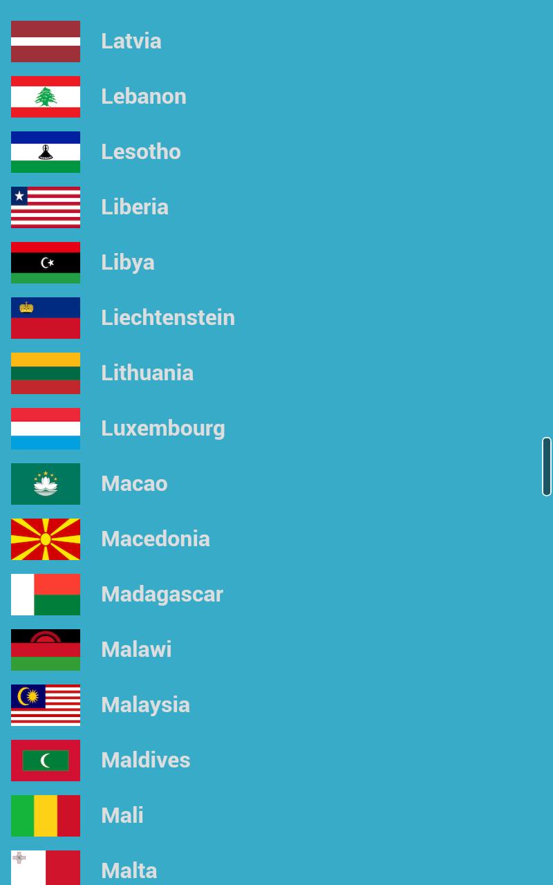 world flags sign - display