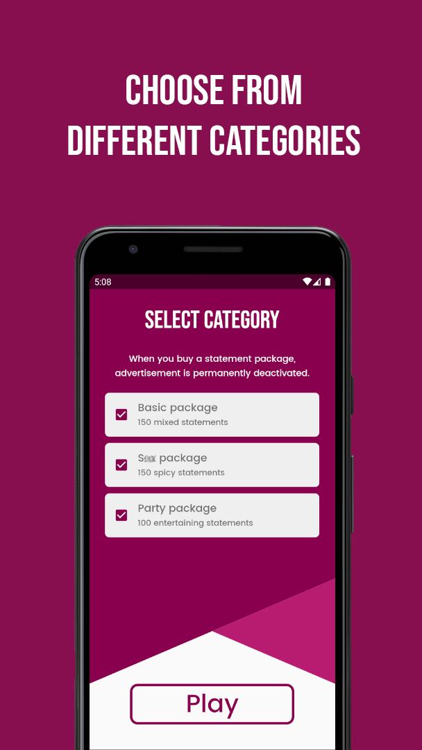 Dirty "Never have I ever"