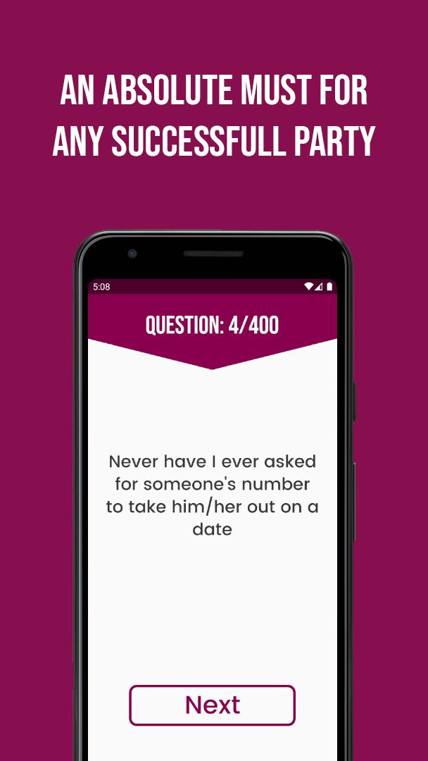 Dirty "Never have I ever"