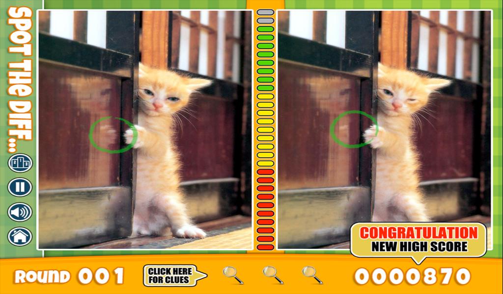 FREE Spot The Difference Cats