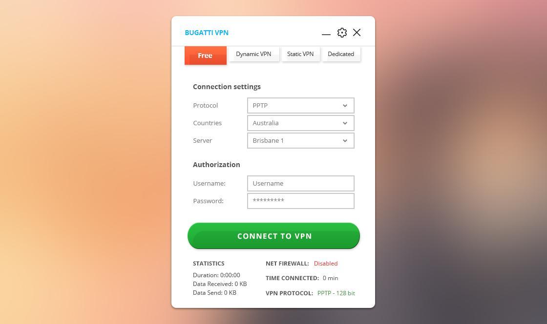 BugattiVPN Free Unlimited VPN