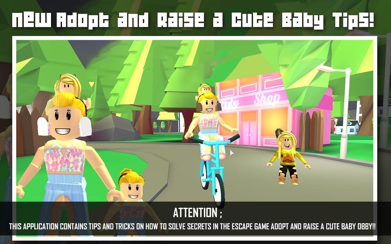 Simulator Adopt and Raise a Cute Baby  Obby Advice