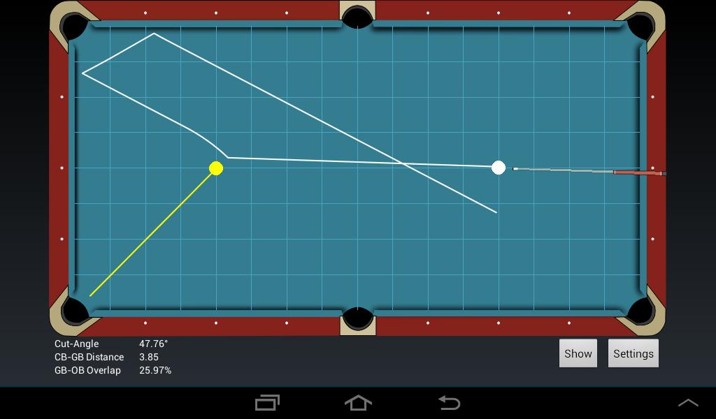 Billard Aiming Calculator Pro