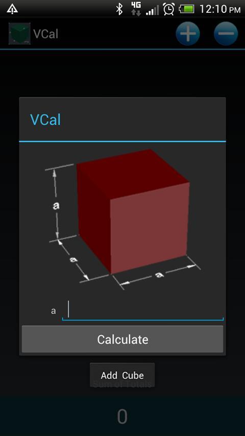 VCal - Volume Calculator