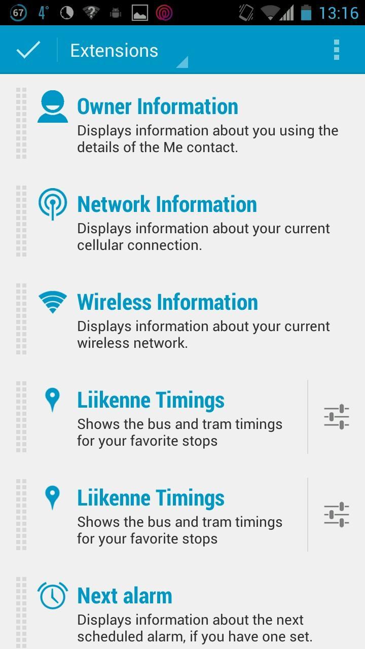 Dashclock Wireless Extension