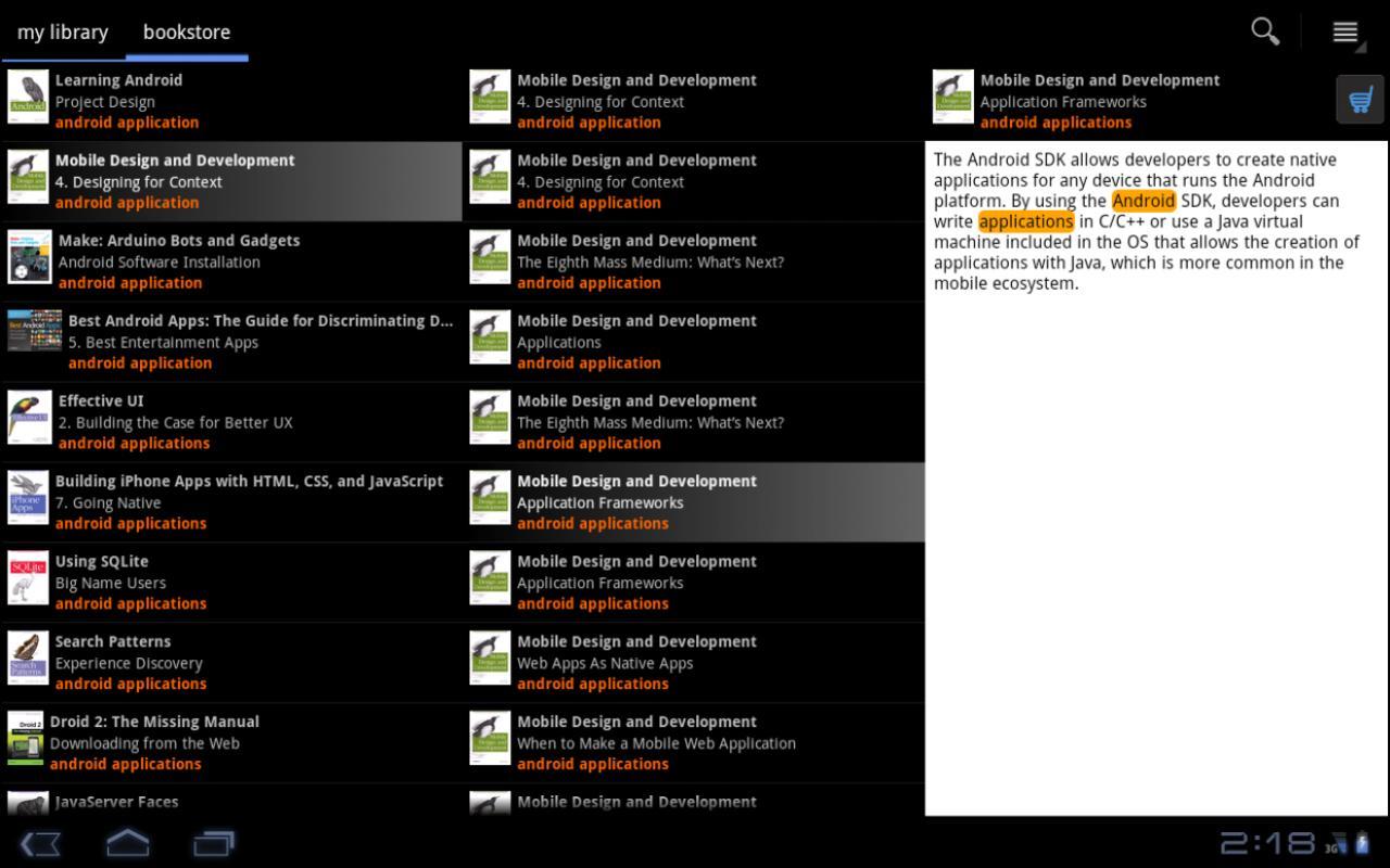 eCarrel Nexus tech books