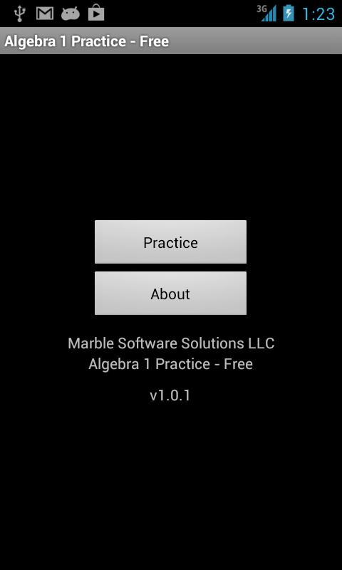 Algebra 1 Practice - Free