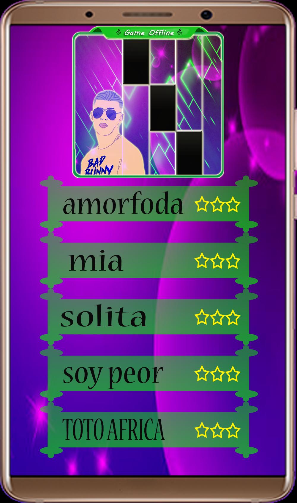 BAD Bunny Piano Offline