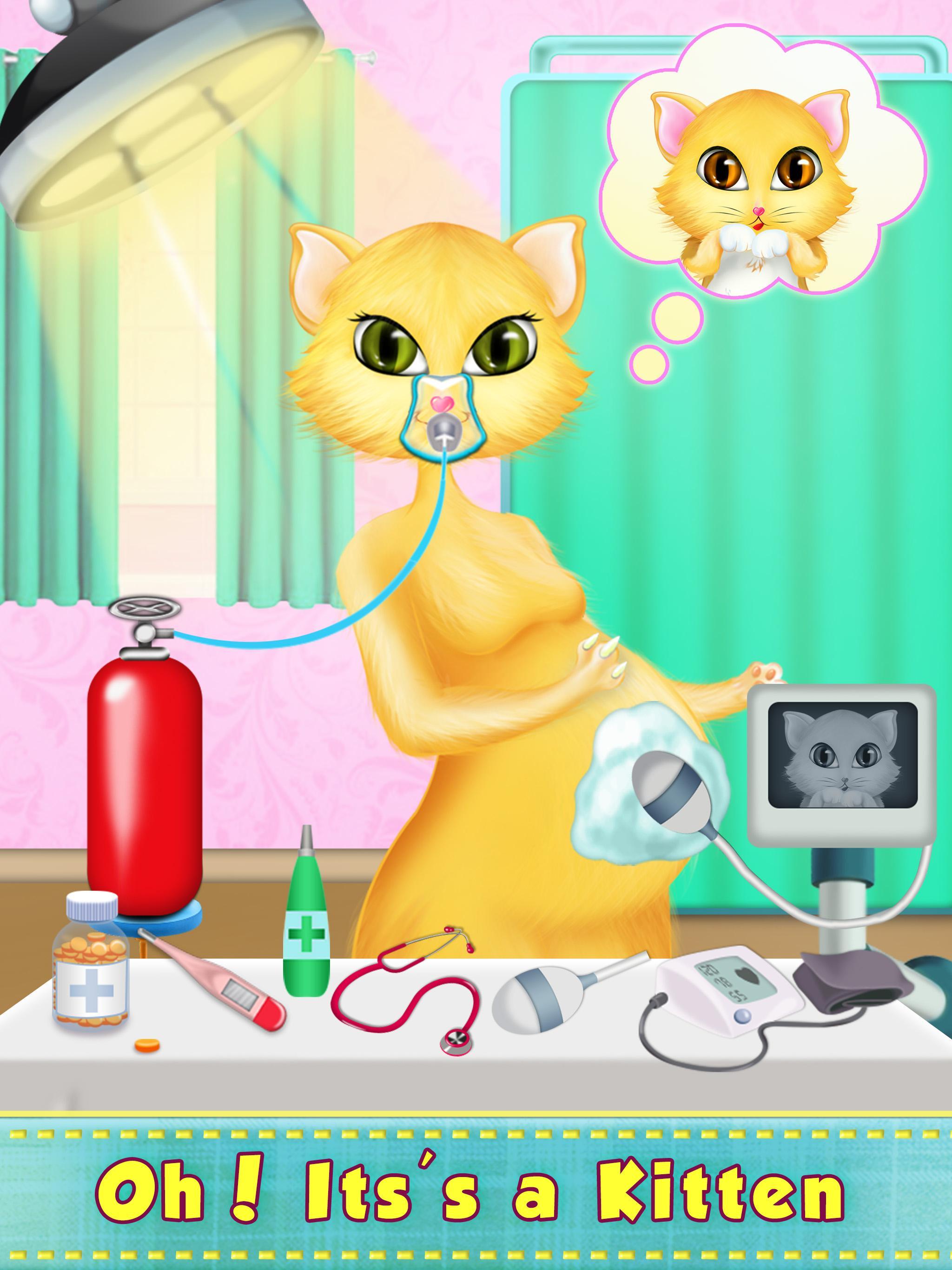 My Newborn Baby Kitten Games