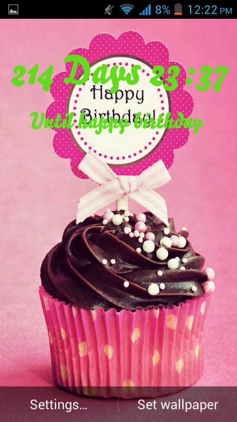 Countdown Live Wallpaper