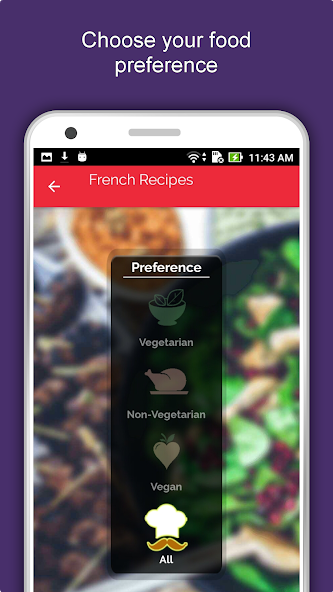 French Food Recipes Offline