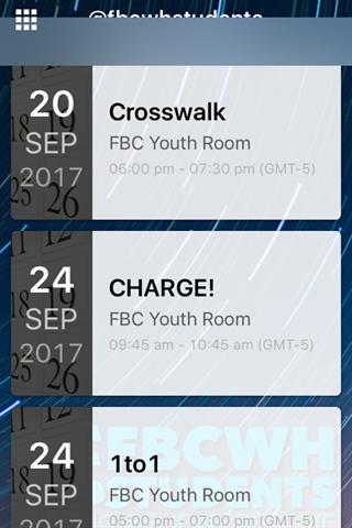 FBCWH Student Ministry