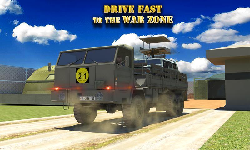 Army Warfare Transport Truck