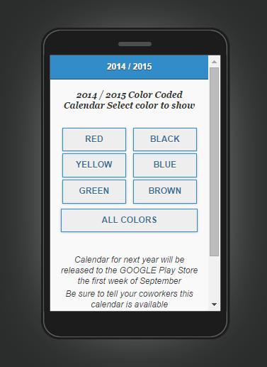 2015 USPS Carrier Calendar