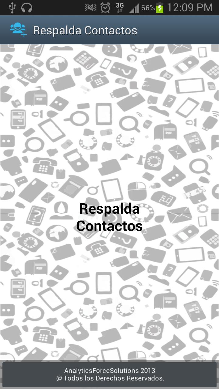 Respalda Contactos