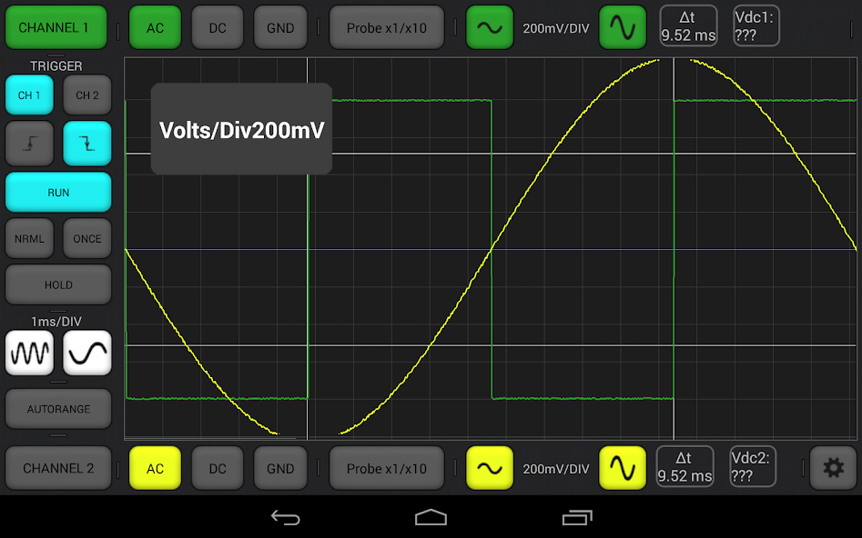 WFS210 - 2CH WLAN Oscilloscope