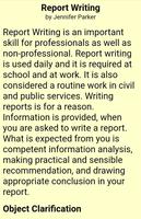 HOW TO WRITE A REPORT