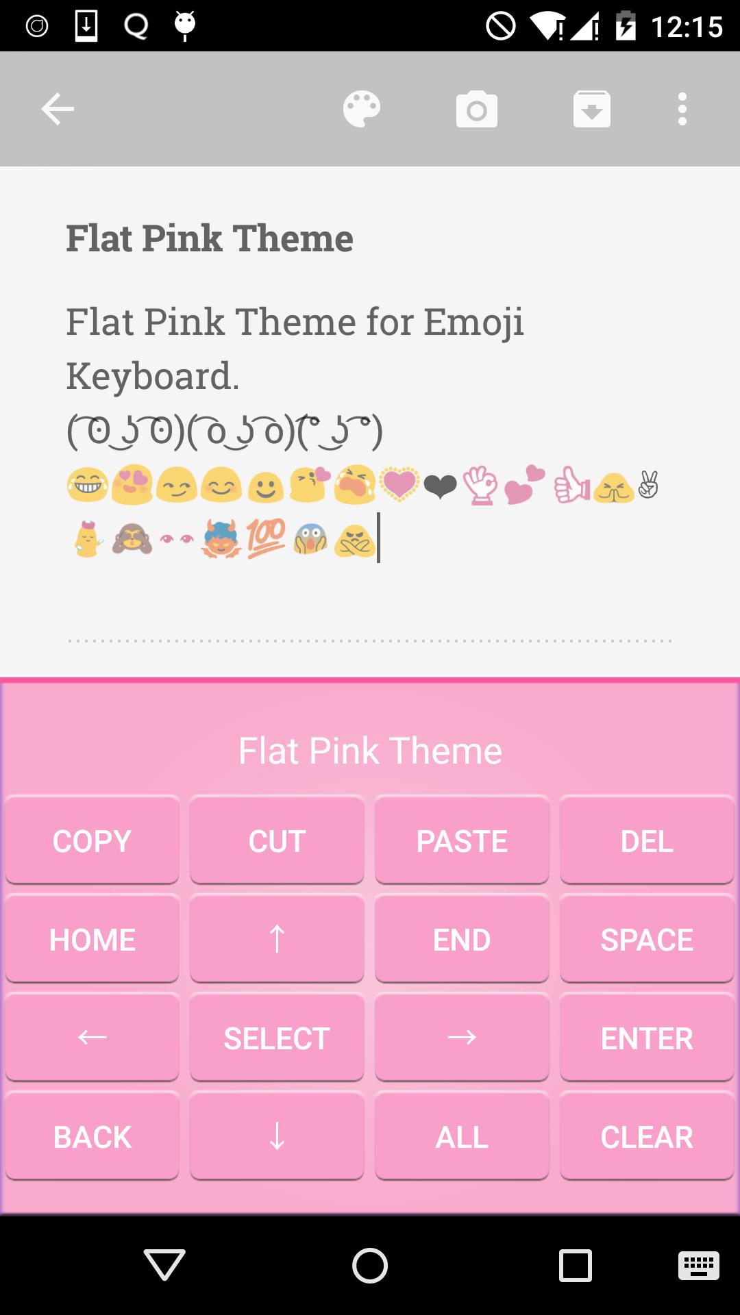 Classic Pink Emoji Keyboard
