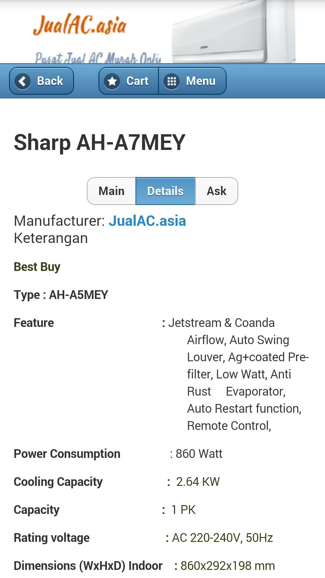 Grosir Aneka AC Murah