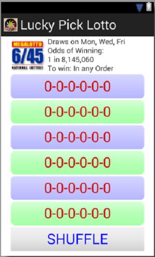 Lotto Lucky Pick