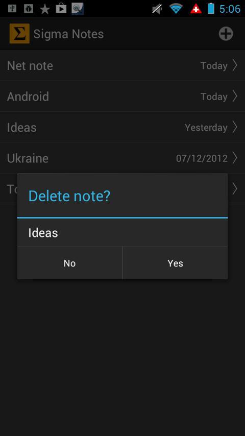 Sigma Notes - Notepad for you