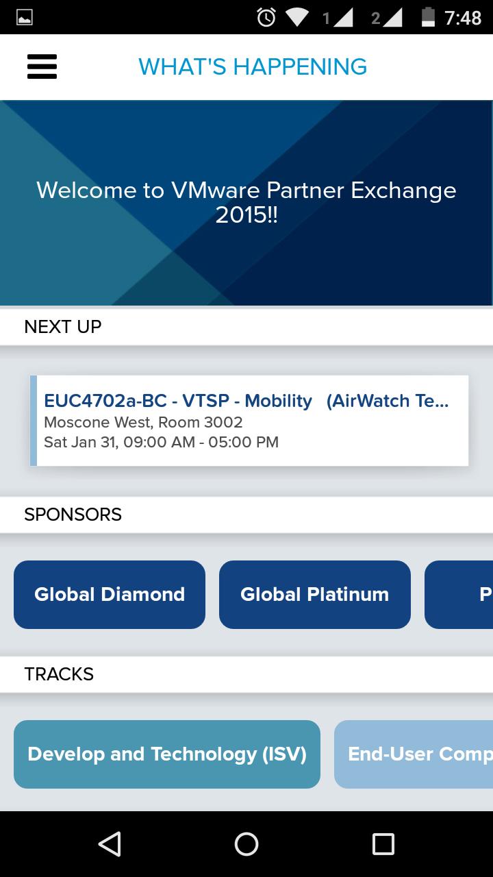 VMware Partner Exchange 2015