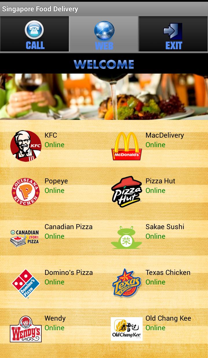 Singapore Food Delivery