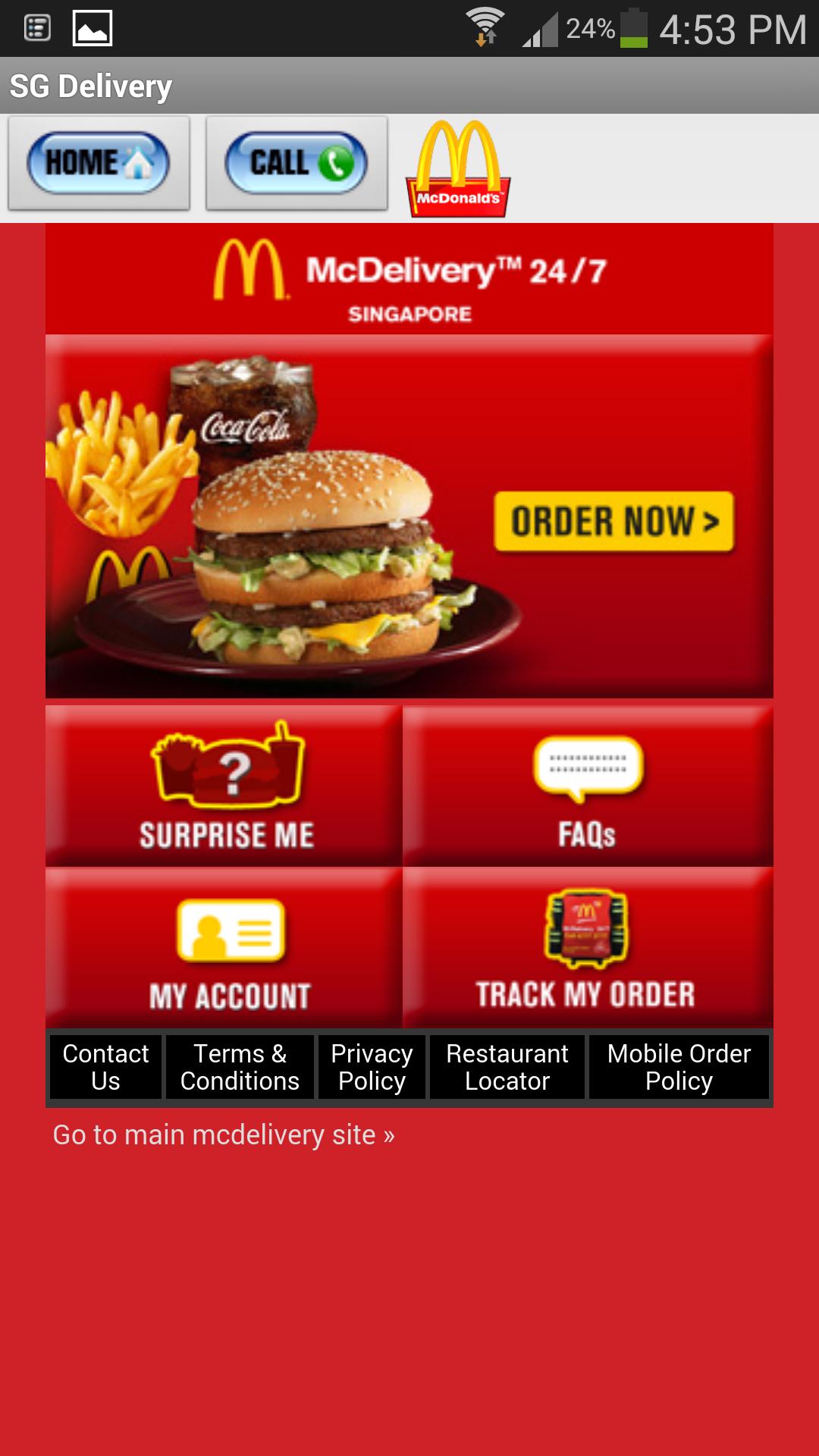 Singapore Food Delivery