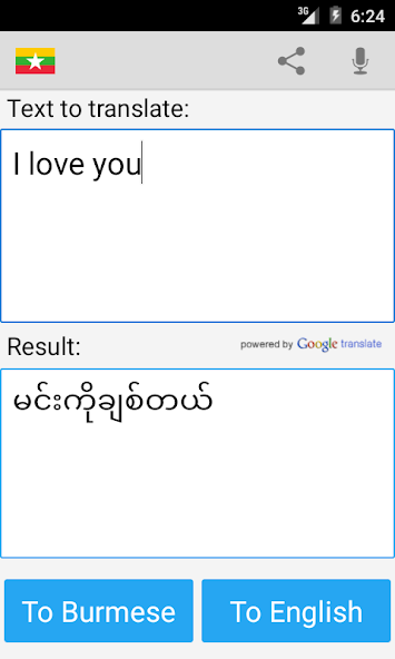 Burmese English Translator