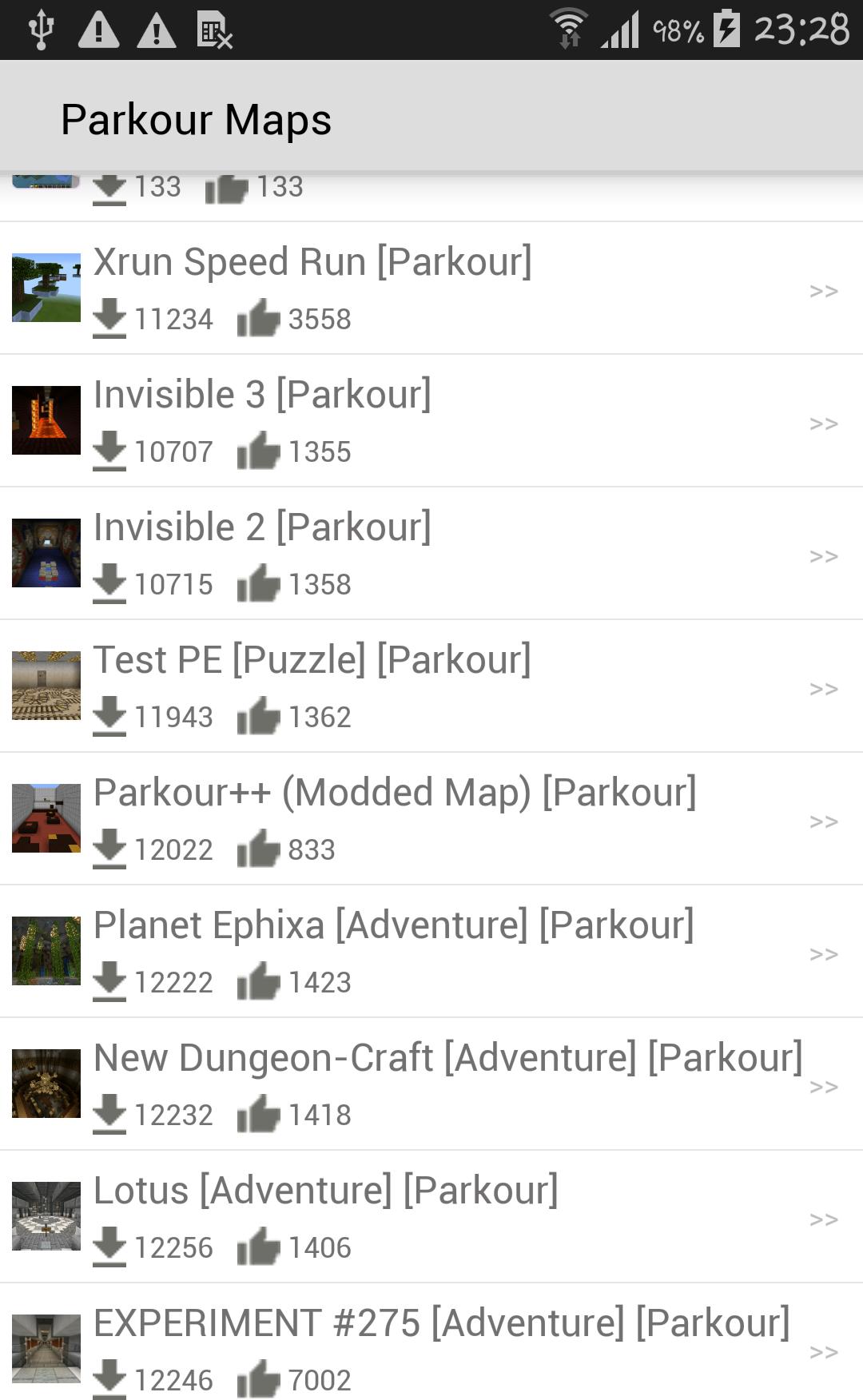 Maps of Minecraft PE