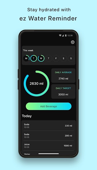 Drink Water Reminder & Tracker