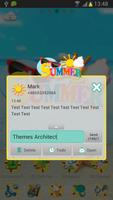 Summer Beach Theme for GO SMS