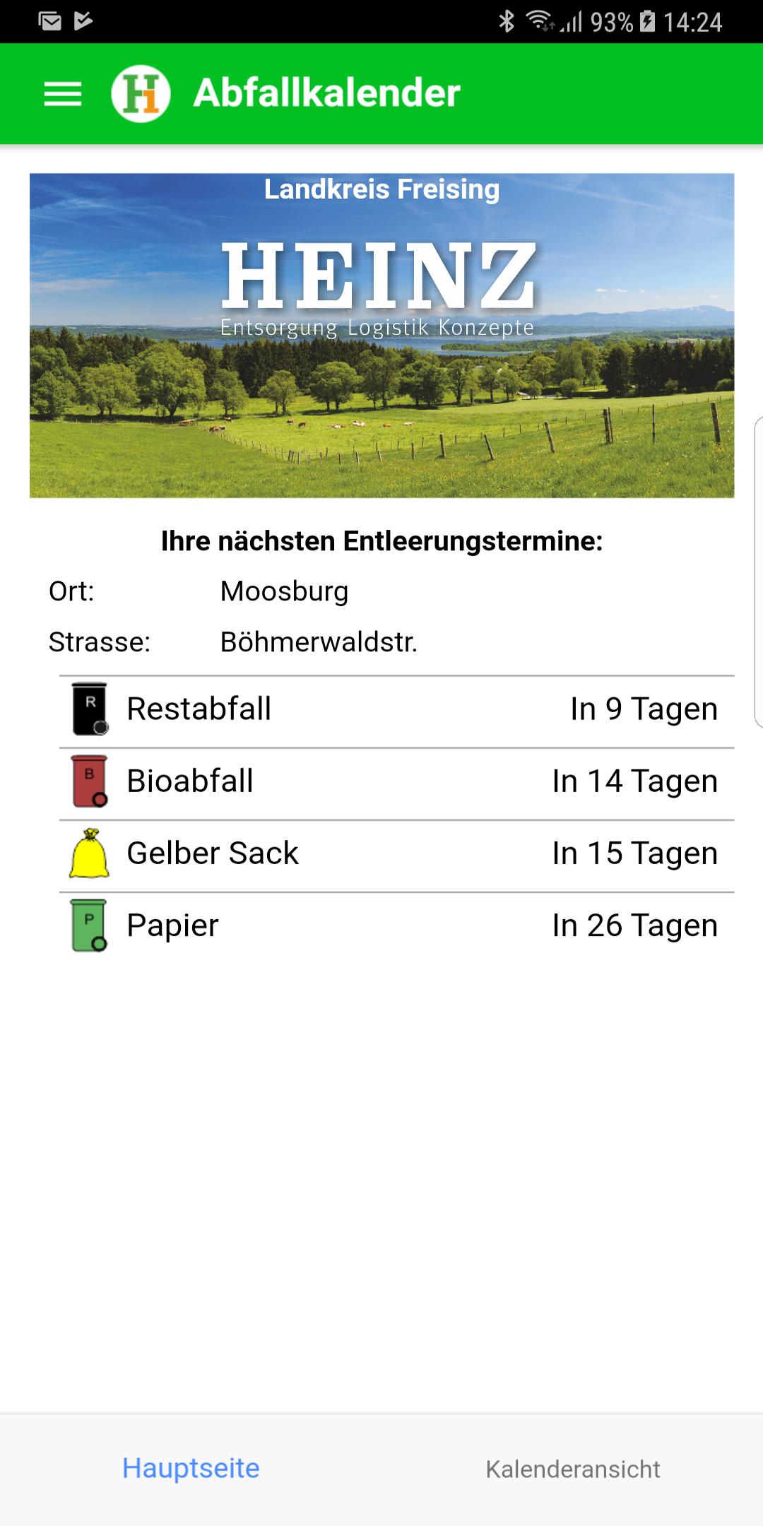 Abfallkalender Freising