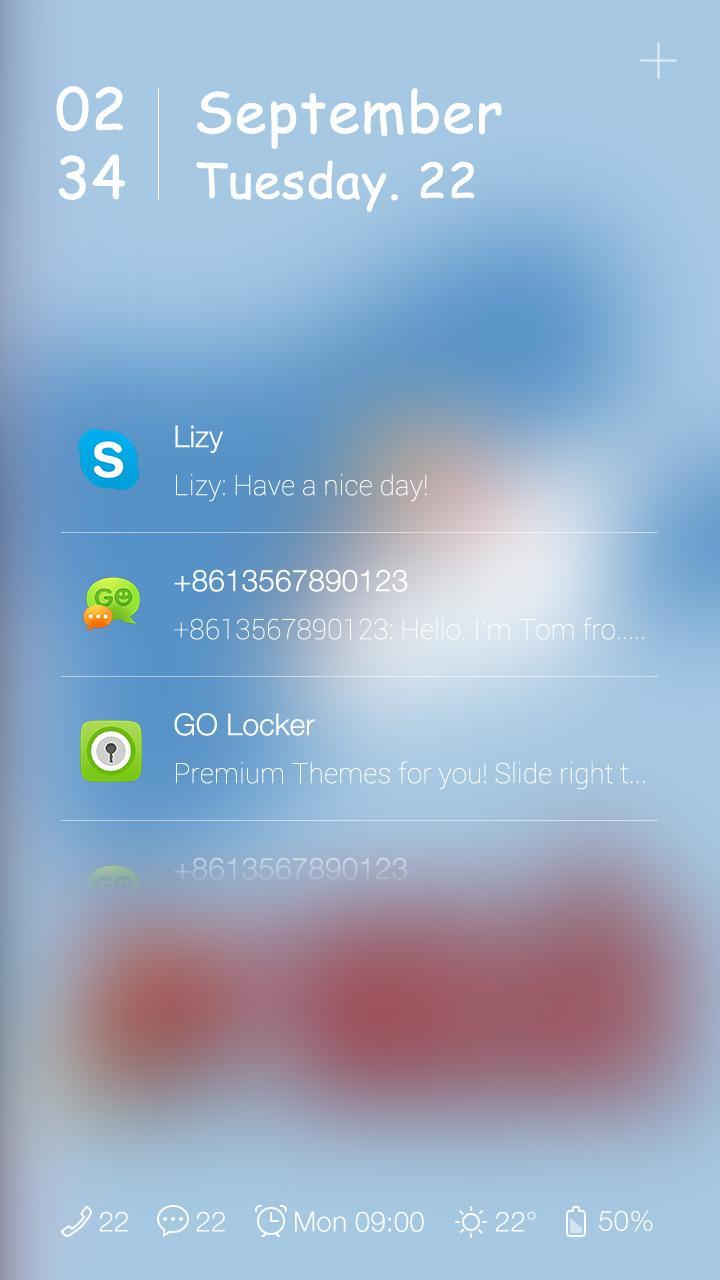 Snowman Live GO Locker Theme