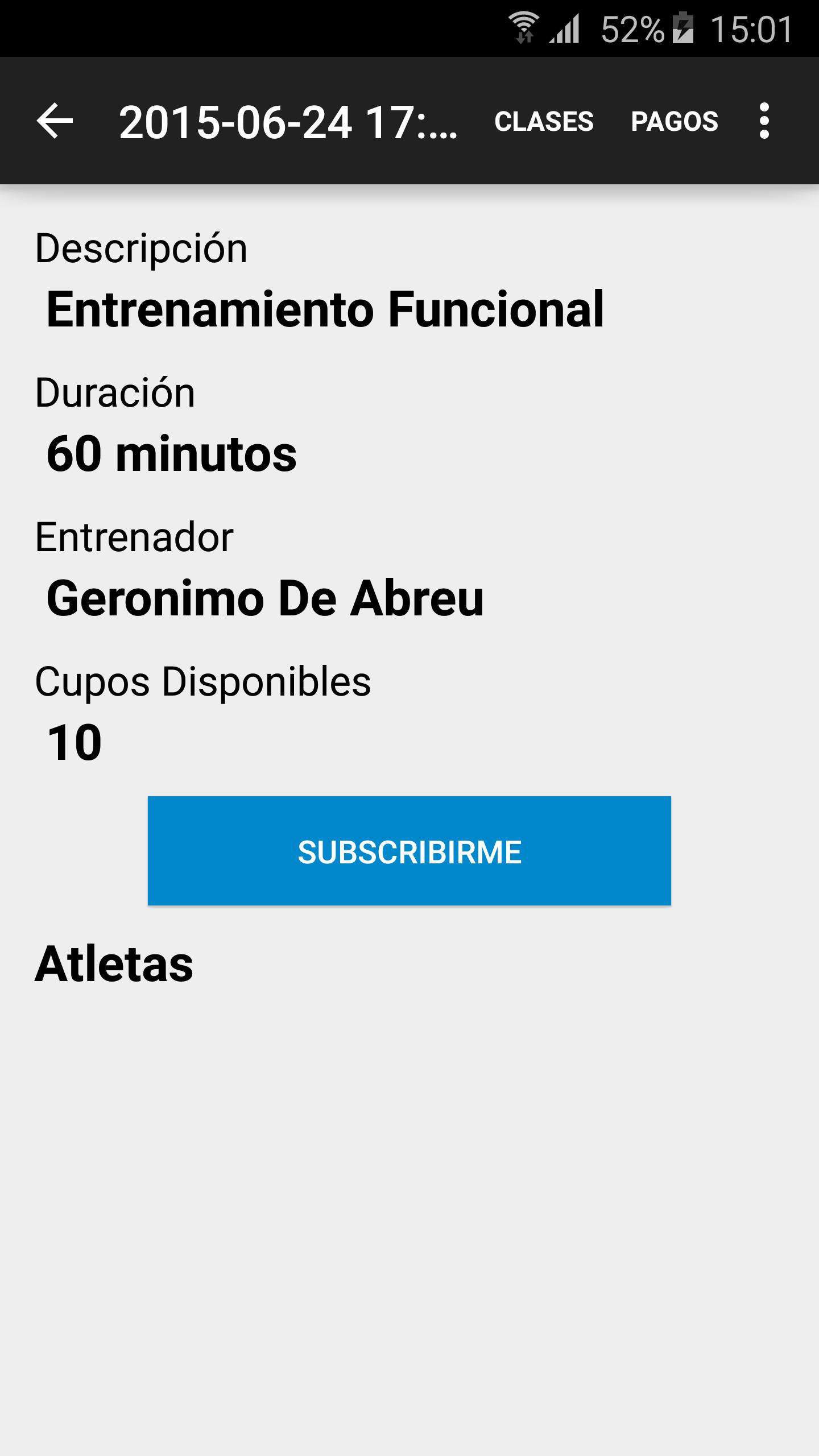 Tabata Desk Android Client