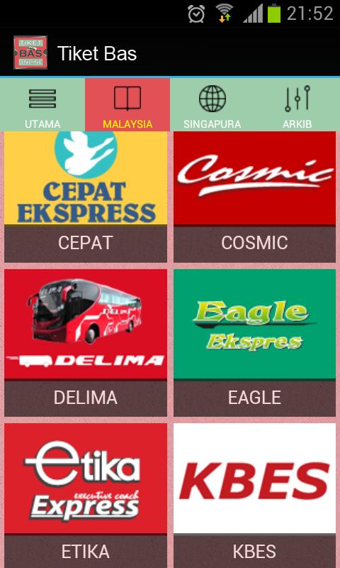 Tiket Bas Online