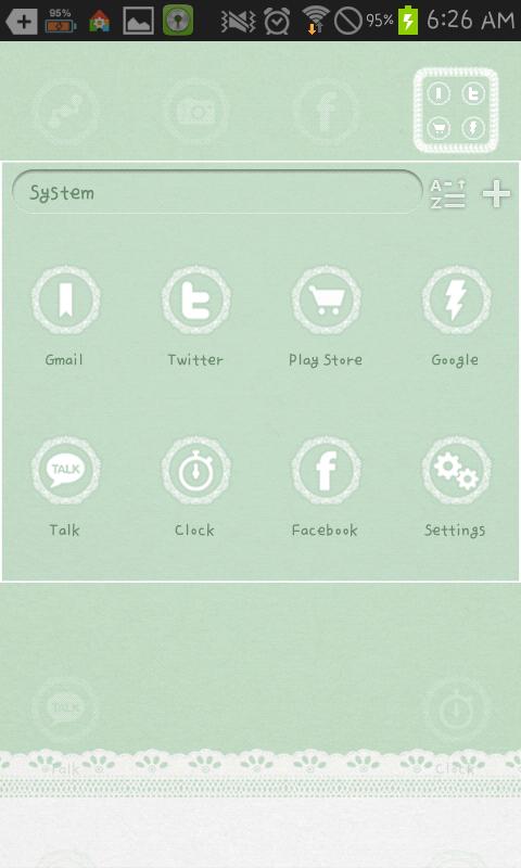 Emboridery2 go launcher theme