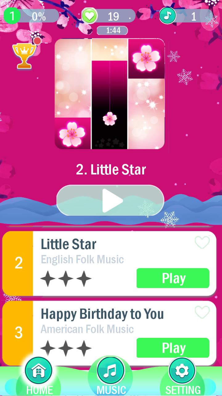 Piano Tiles Flowers 2018