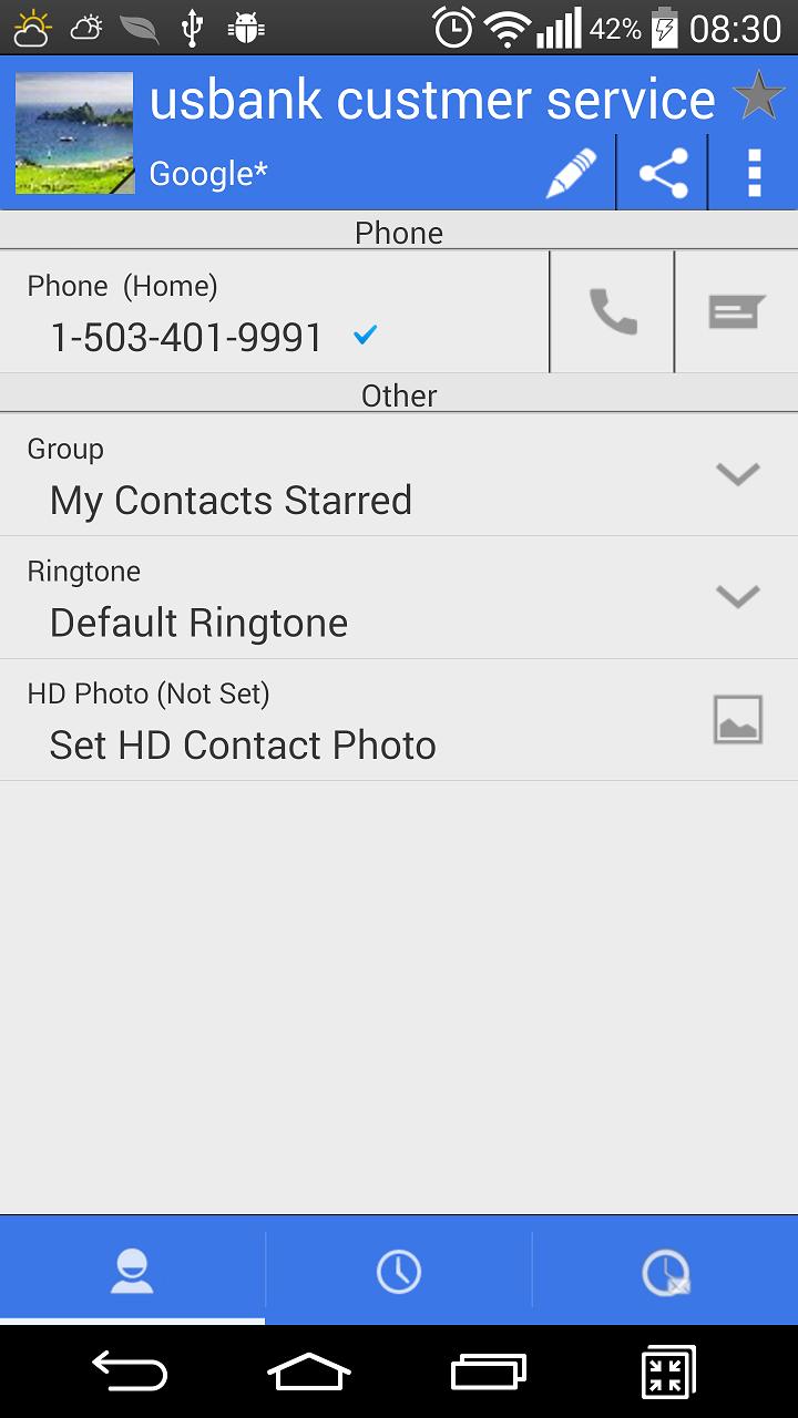 RocketDial KitKat Blue Theme