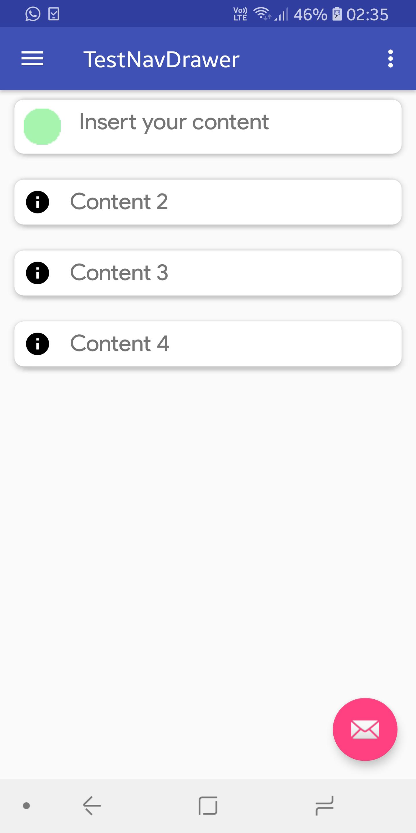 Navigation Drawer Template