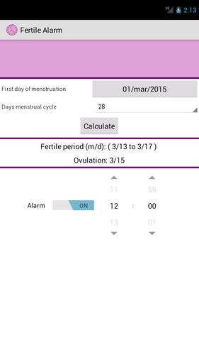 Fertile Alarm