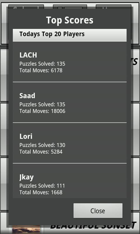 Shuffle 'n Slide Brain Game