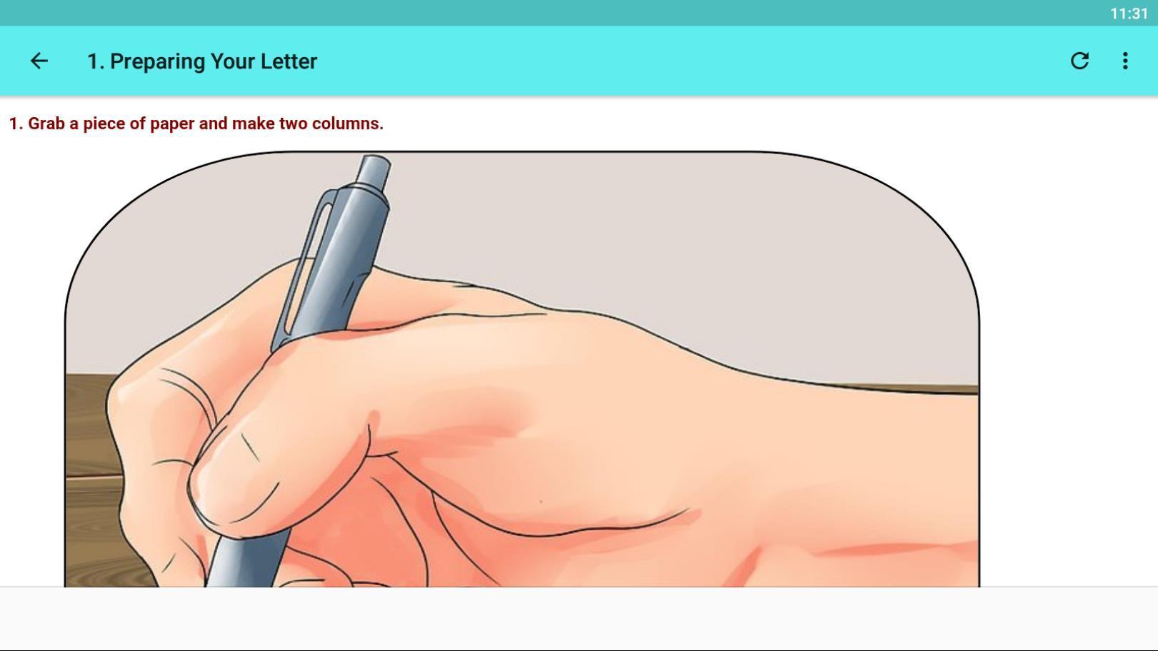 Write a Letter of Application