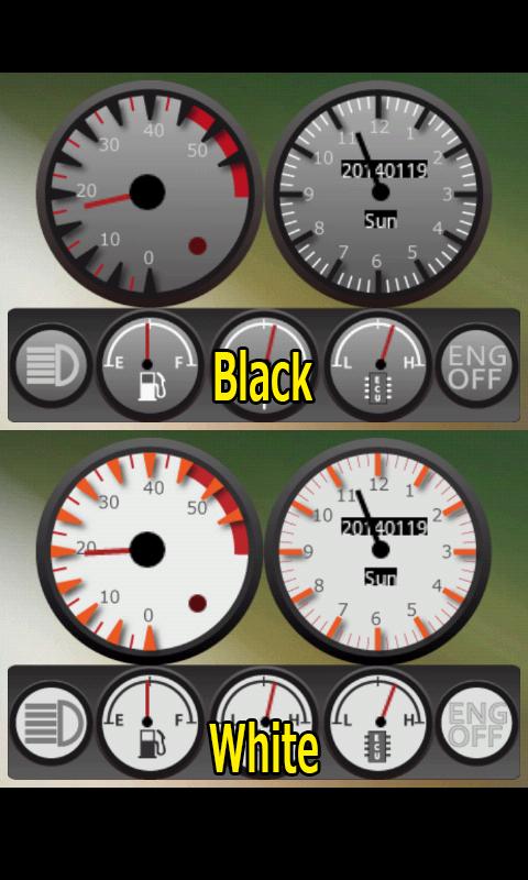 sAbIz Tachometer Clock