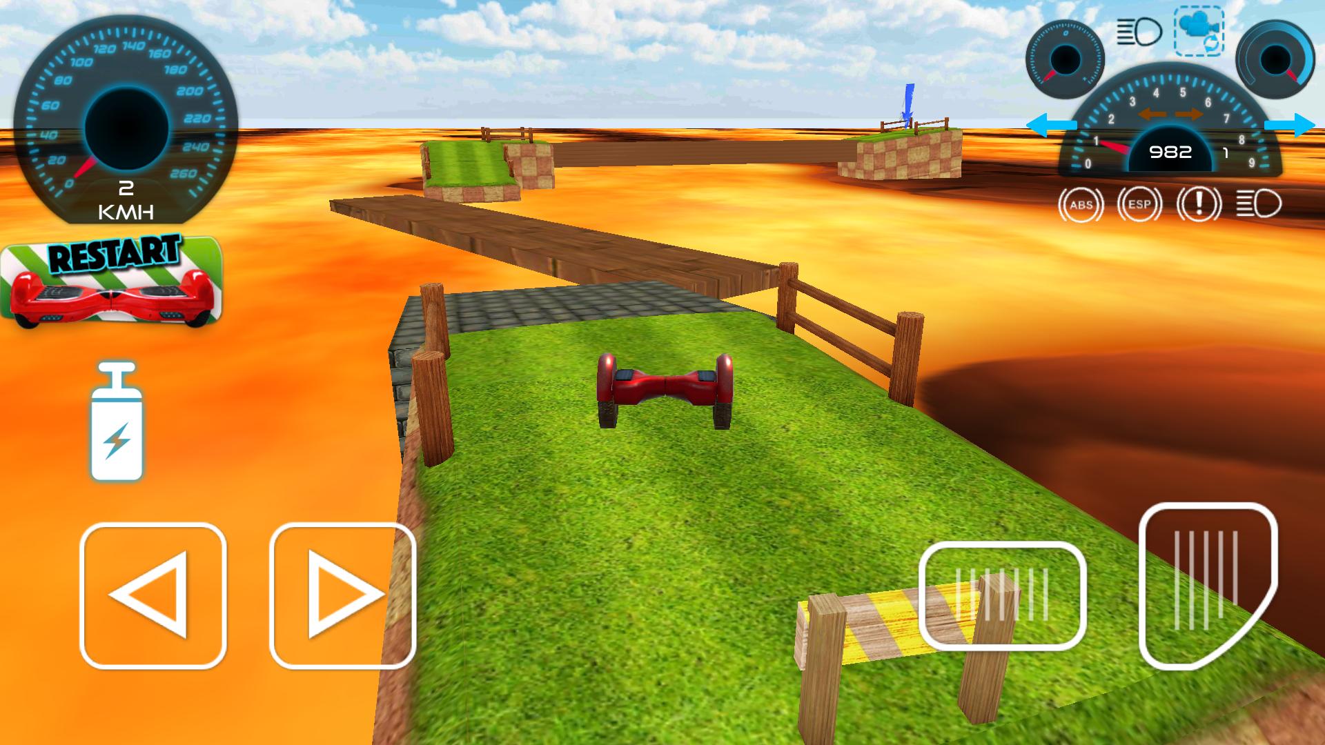 Hoverboard Stunts : Race Scooter Game