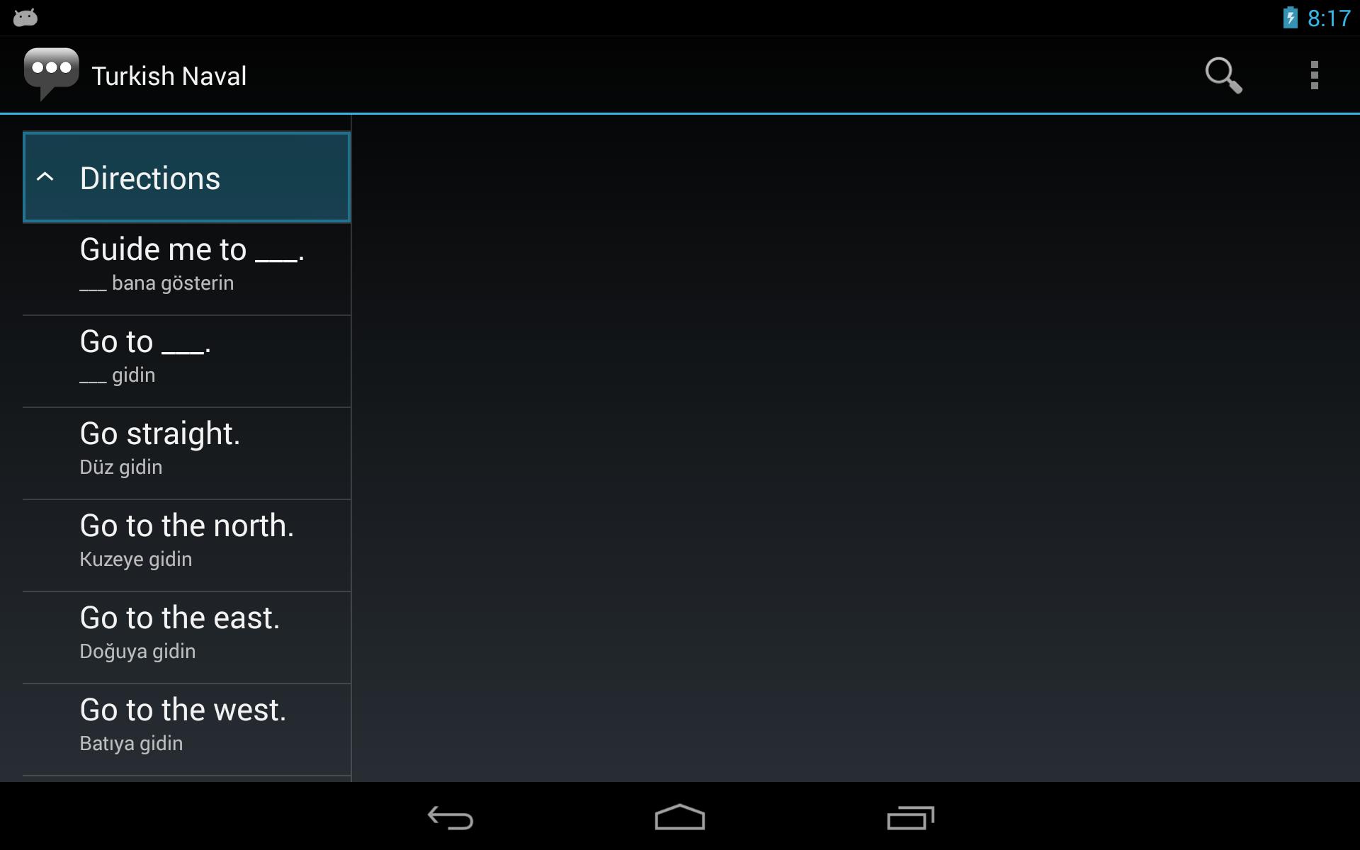 Turkish Naval Phrases
