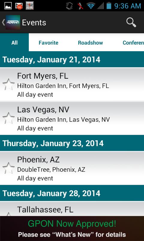 ADTRAN Mobile CenturyLink Tool