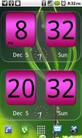 FlipClock NiceAll Pink Widget