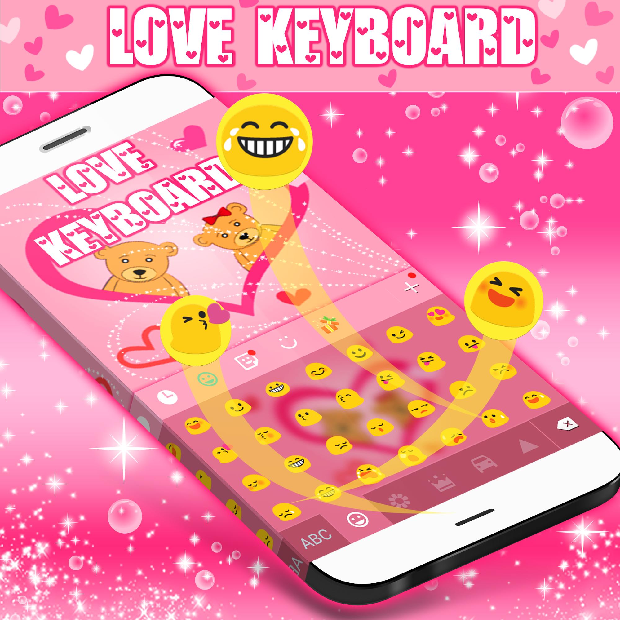 Pink Love Keyboard Free