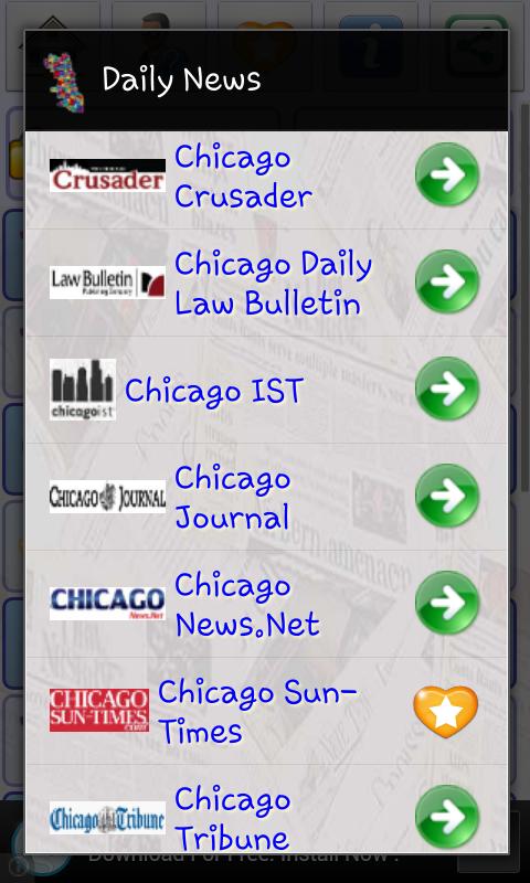 Chicago News : Newspapers